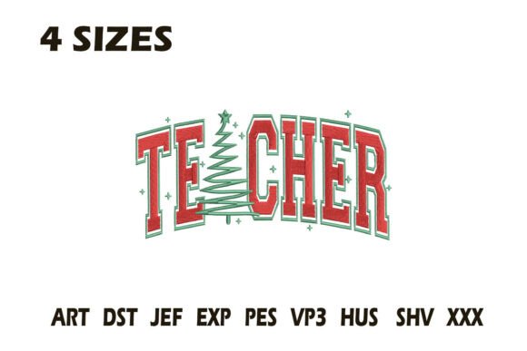 Christmas Teacher Embroidery Review