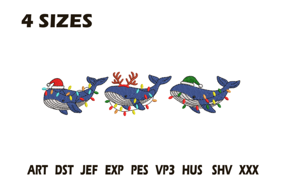 Christmas Whale Embroidery Set Review