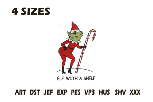 Elf with a Shelf Funny Embroidery Review