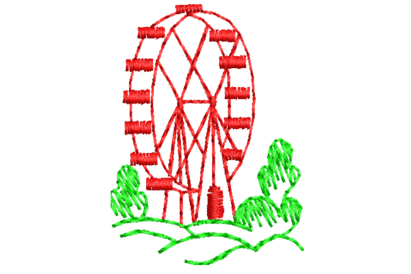 Ferris Wheel Embroidery Design Review