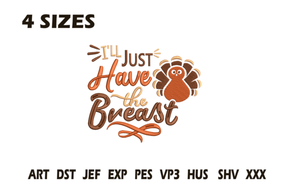 Funny Turkey Breast Embroidery Design Review