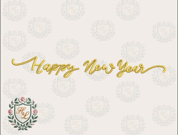 Gold New Year Embroidery Files Review
