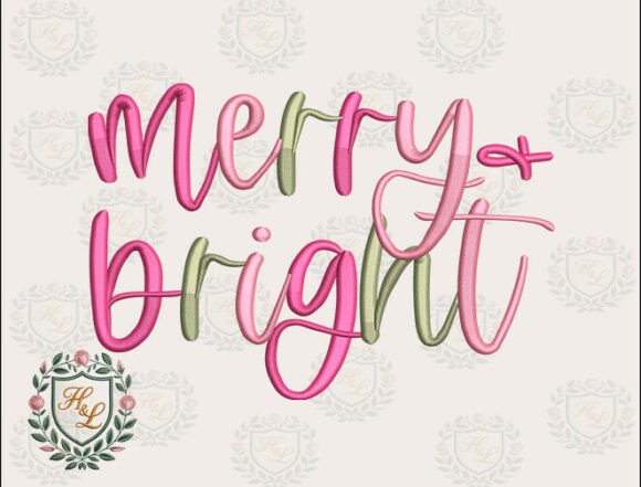 Pink Merry Christmas Embroidery Files Review