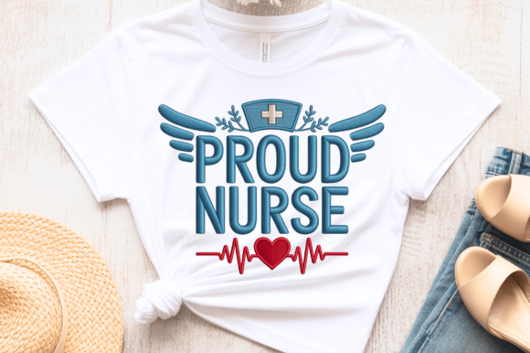 Proud Nurse Embroidery Patch PNG Review
