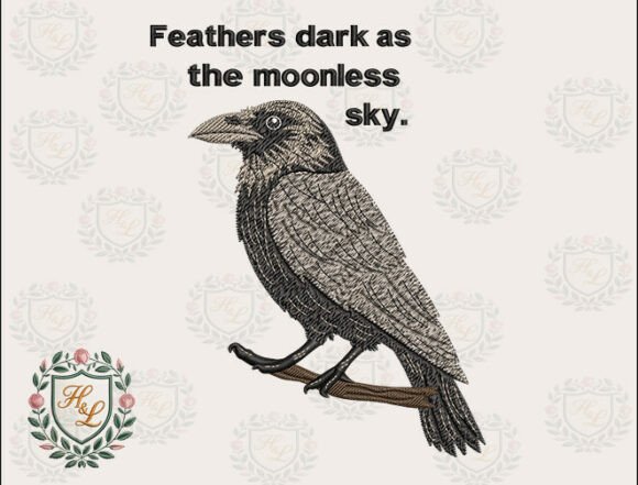 Rustic Branch Crow Embroidery Files Review