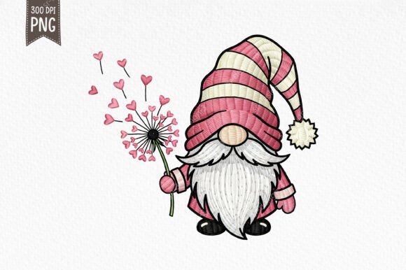 Valentine Embroidery Gnome Dandelion Review